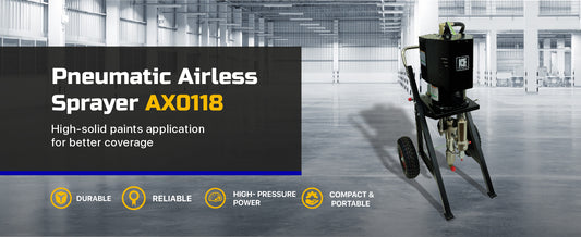 Cosmostar’s Airless Sprayer: The Way of Reaching Efficient Coating