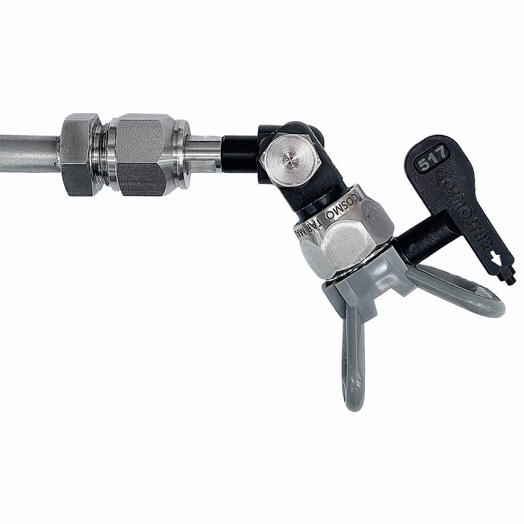 Cosmostar 180° Easy-Turn Spray Adapter, 7/8" Thread Airless Gun Swivel Joint