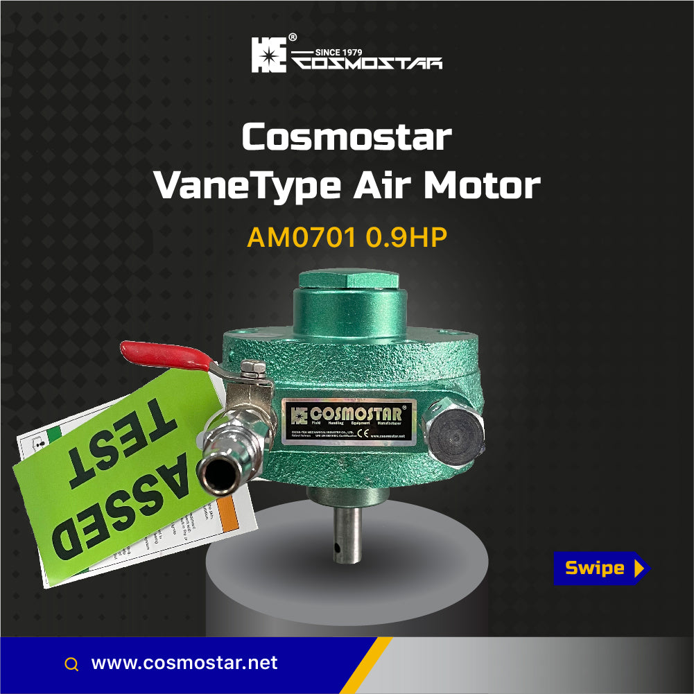 COSMOSTAR AM0701 0.9 HP VaneType Air Motor