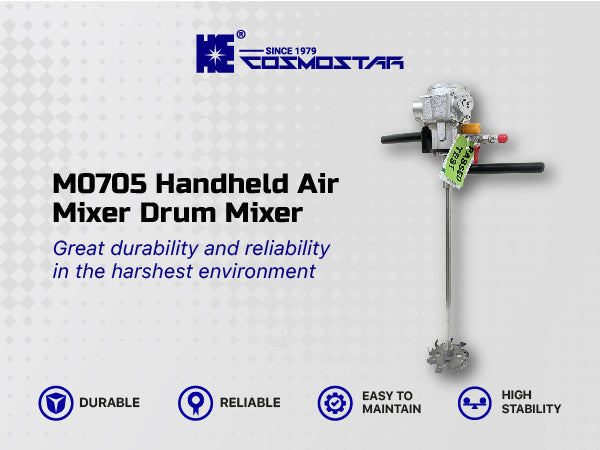 COSMOSTAR M0705 Handheld Air Mixer Drum Mixer