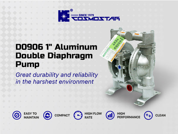 COSMOSTAR D0906 1"  Double Diaphragm Trnasfer Pump