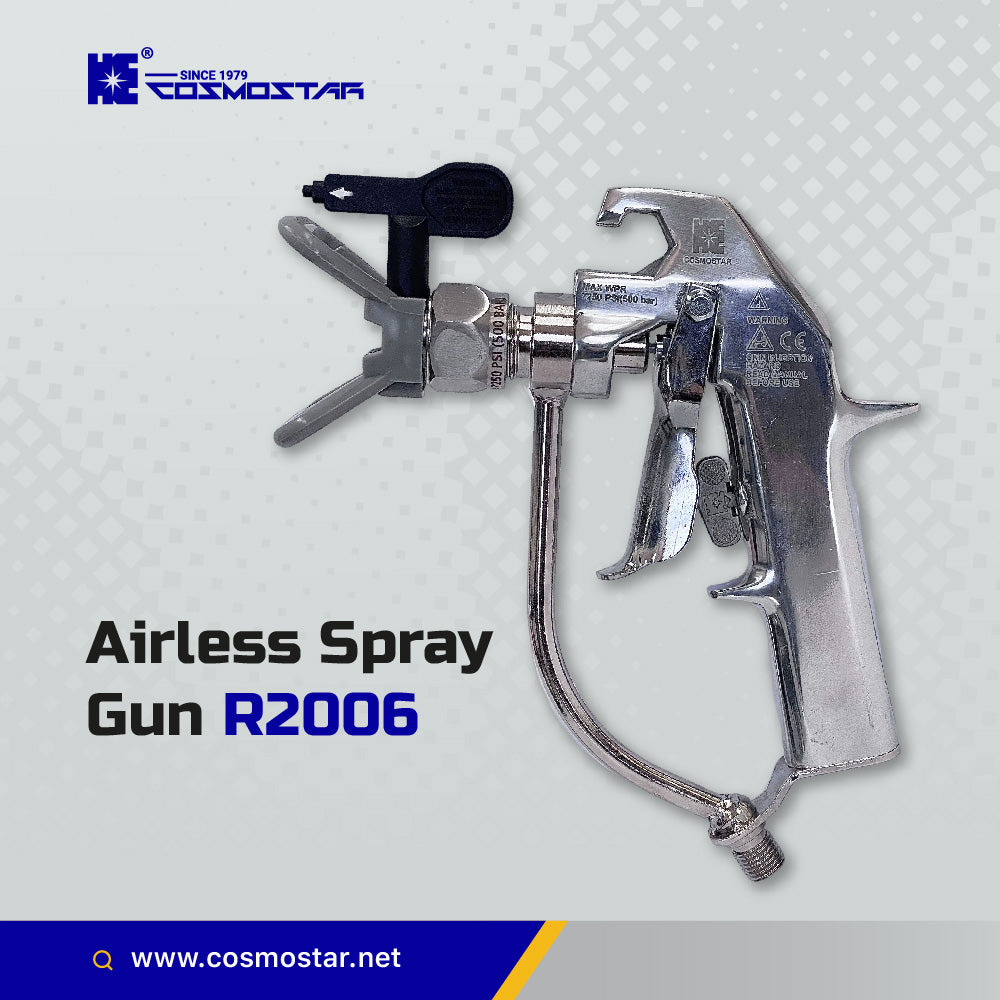 Cosmostar R2006 Silver Airless Paint Spray Gun