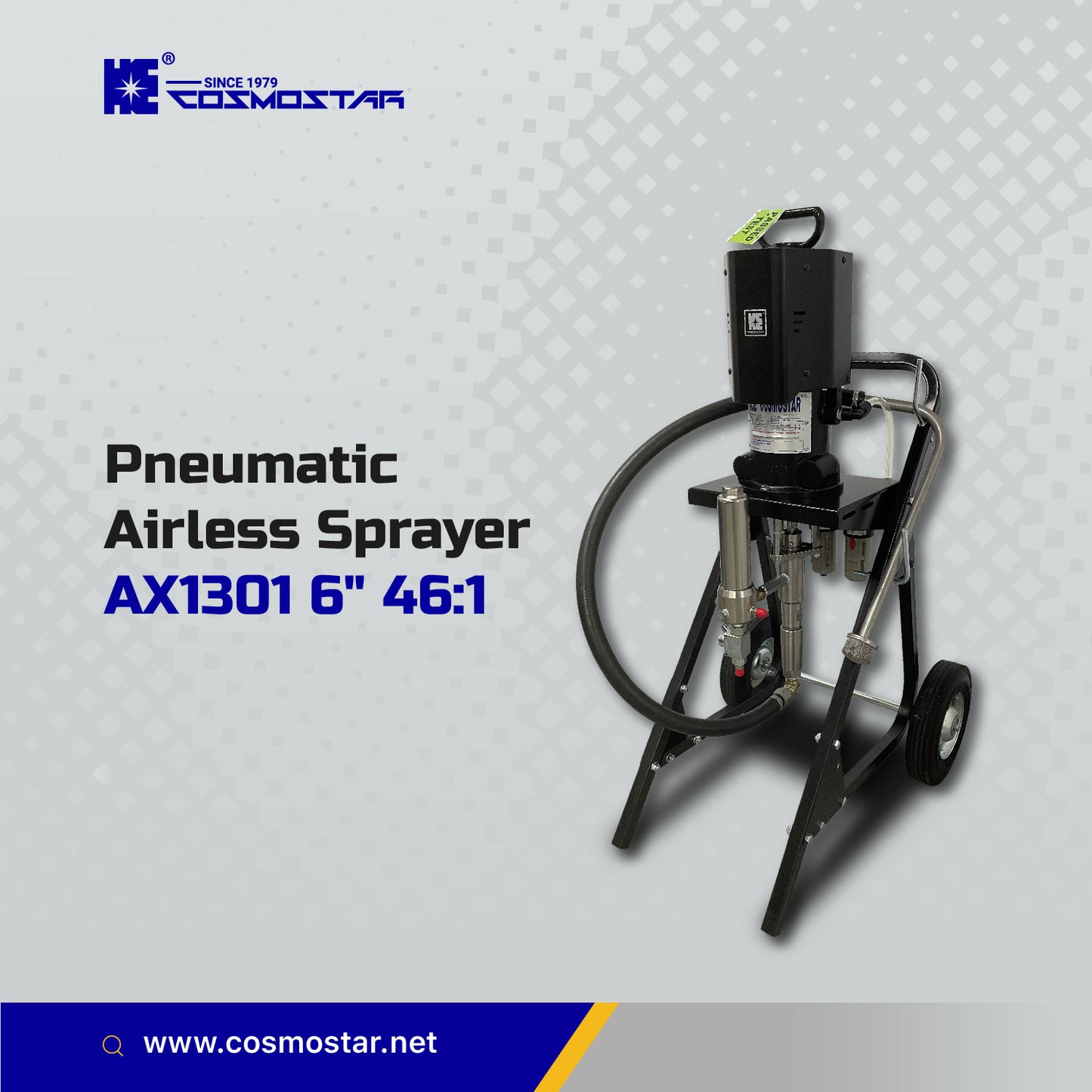 COSMOSTAR AX1301 46:1 Pneumatic Airless Sprayer