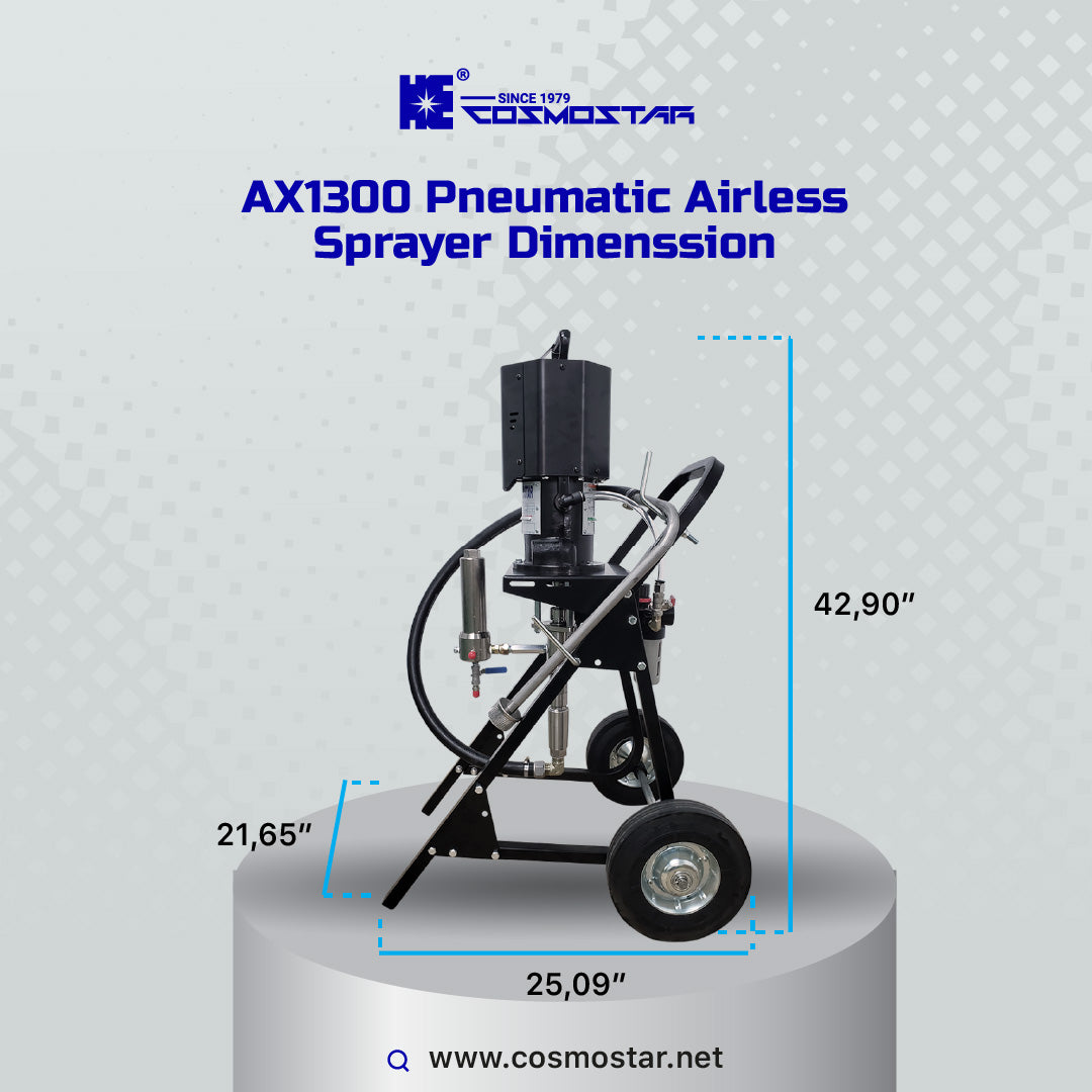 COSMOSTAR AX1300 30:1 Pneumatic Airless Sprayer