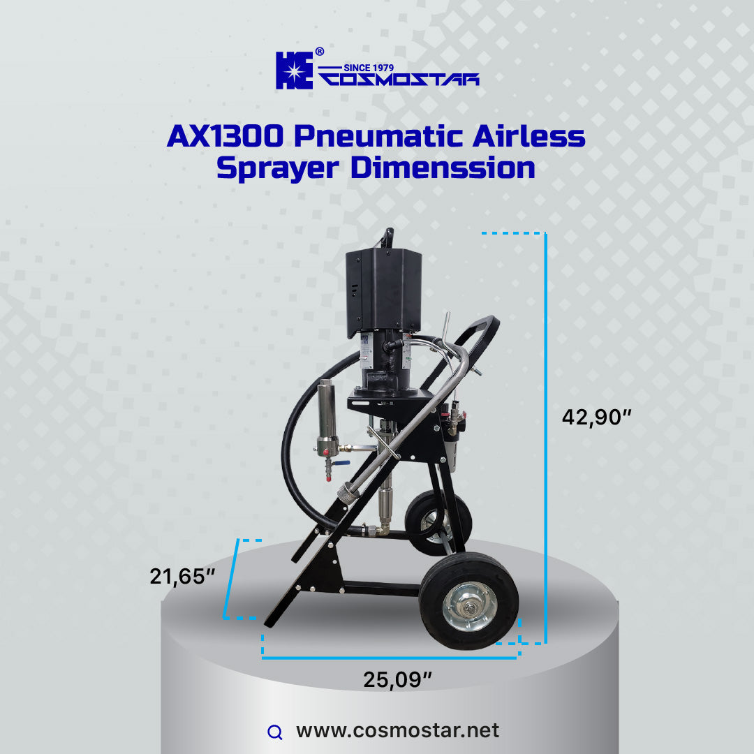 COSMOSTAR AX1300 30:1  Pneumatic Airless Sprayer