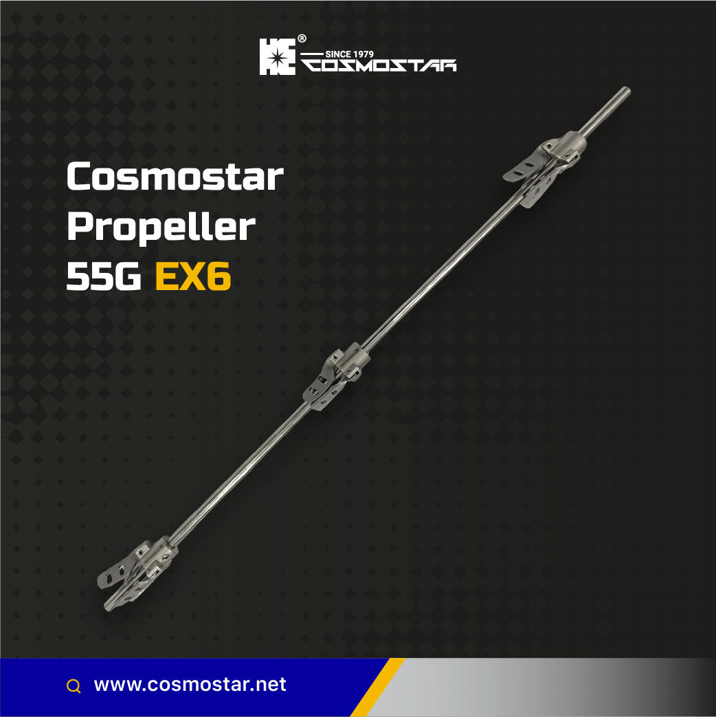 COSMOSTAR Stainless Steel Mixing Expandable Blade 55 Gallon Paint Mixer Stirring Propeller Tools