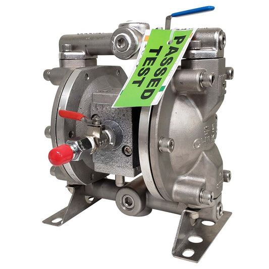 COSMOSTAR D0902 3/8" Stainless Steel Double Diaphragm Transfer Pump