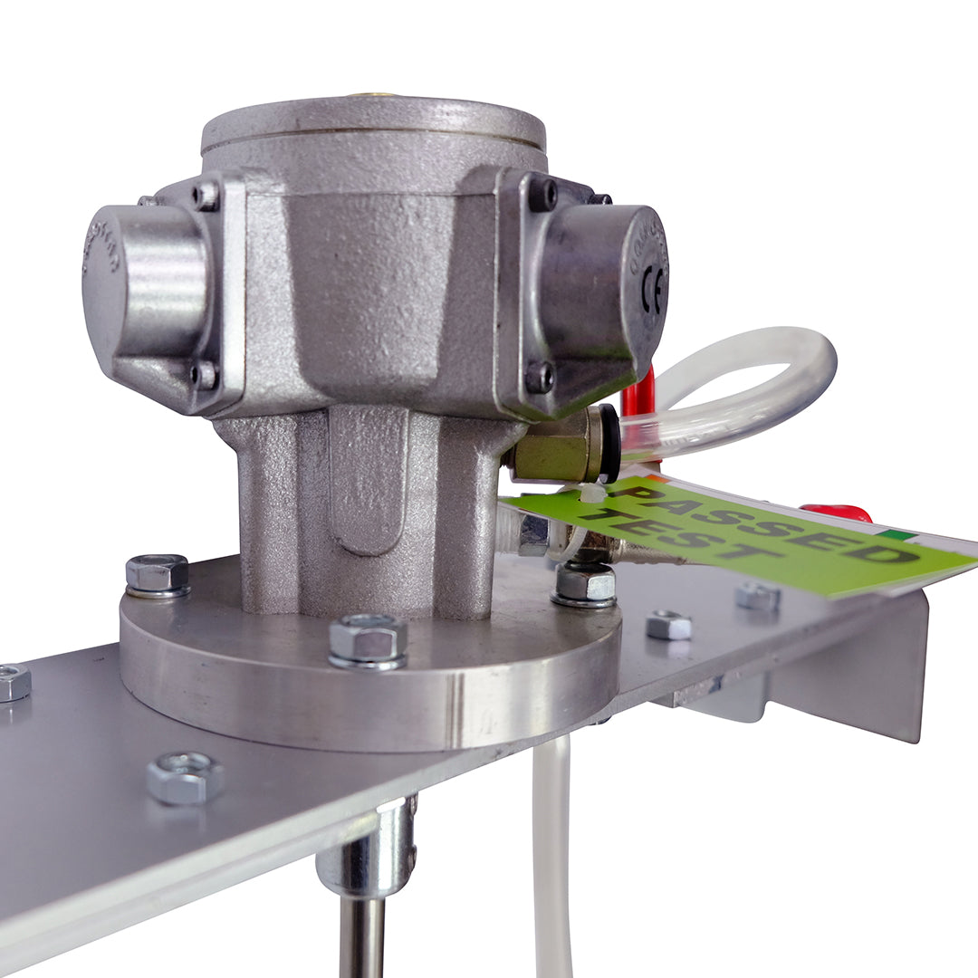 COSMOSTAR 1/8HP Pneumatic Agitator Adjustable Drum Bucket Paint Mixer - CUSTOM SIZE (For 30 Gallon Drum Opening 16.5inch)