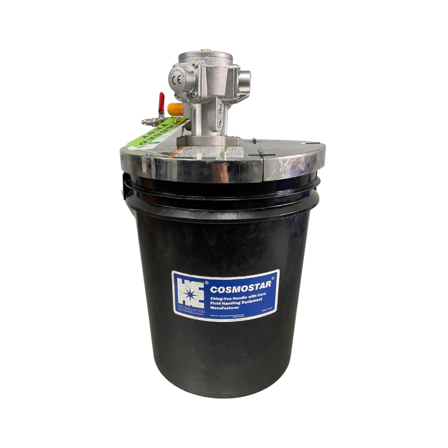 M0705 Round Cover 5 Gallon Pneumatic Pail Agitator