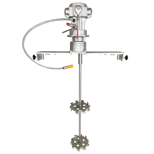 COSMOSTAR M0707 U-Shape 200L Pneumatic Agitator with Gear Box 3:1 for 55 Gallon Open Drum and Plast Drum (with 3:1 Gear Box)