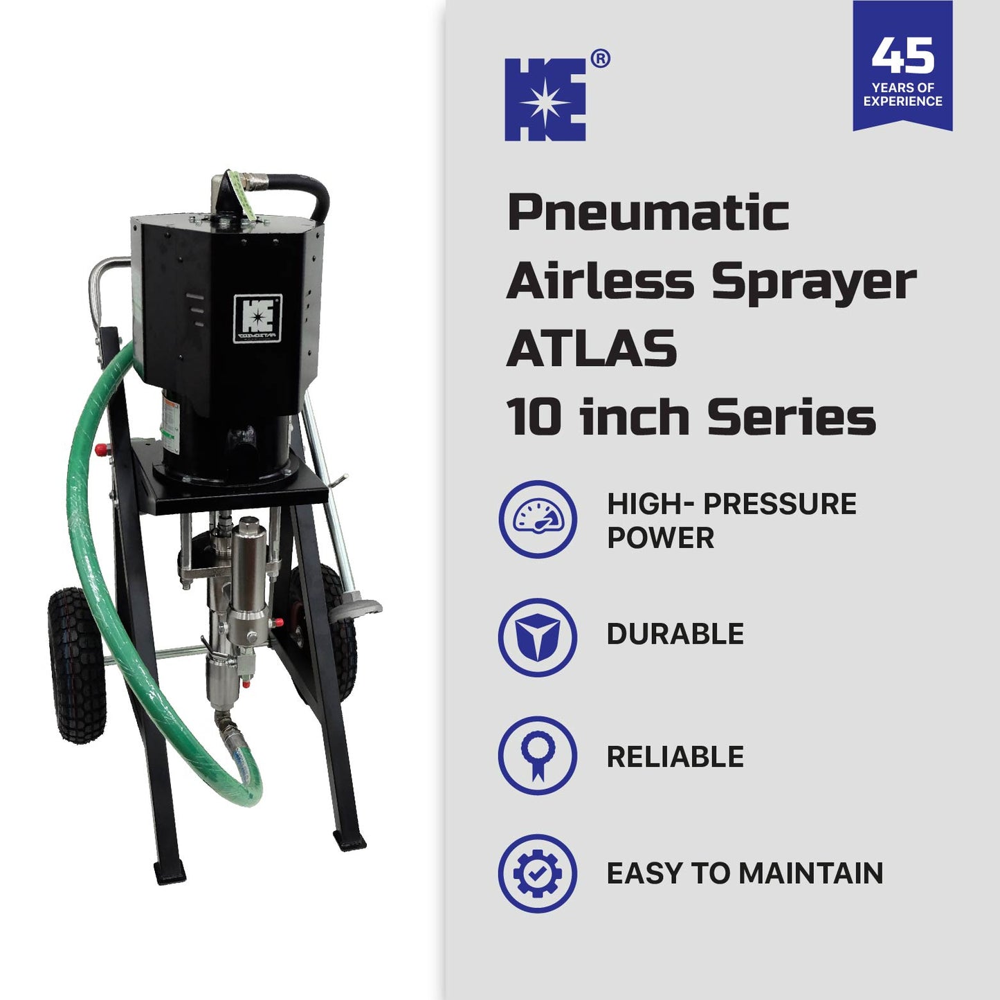 COSMOSTAR Atlas 10" AX0117 73:1 Pneumatic Airless Sprayer