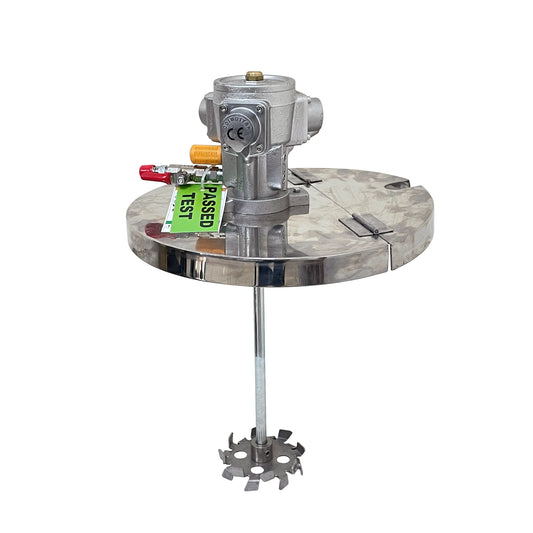 M0705 Round Cover 20 Liter European Sized Bucket (13.7" / 35 cm) Pneumatic Pail Agitator Paint Mixer