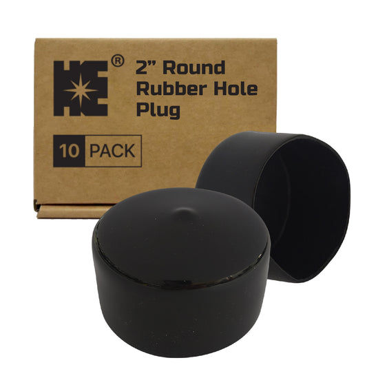 Cosmostar 2" Rubber Plugs – Fit 2.00" to 2.06" OD Tubes (10-Pack)