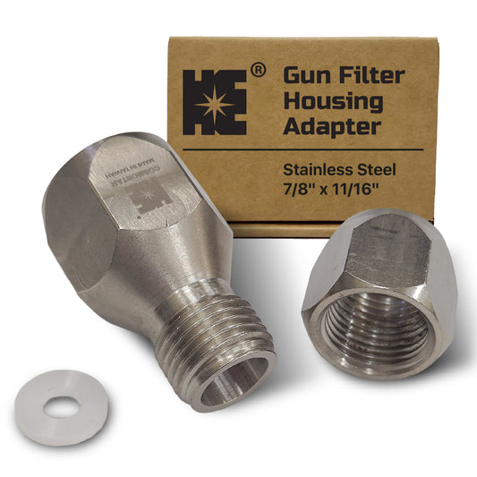 Cosmostar 7/8" x 11/16" Airless Spray Gun Filter Housing Adapter